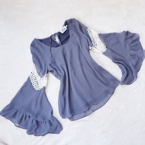 VAVA By Joy Han Bohemian style blouse